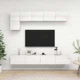 5 Piece Tv Cabinet Set Engineered Wood