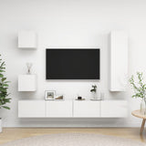 5 Piece Tv Cabinet Set Engineered Wood