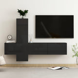 5 Piece Tv Cabinet Set Engineered Wood