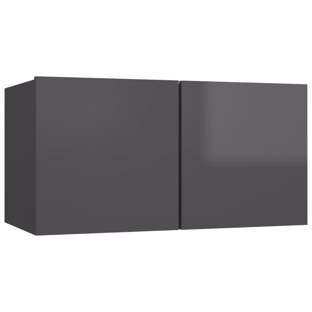 4 Piece Tv Cabinet Set Engineered Wood