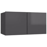 4 Piece Tv Cabinet Set Engineered Wood