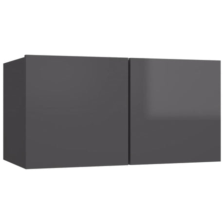 4 Piece Tv Cabinet Set Engineered Wood