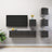 6 Piece Tv Cabinet Set Engineered Wood