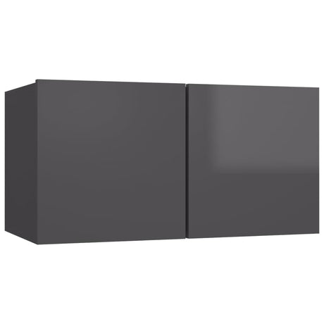 4 Piece Tv Cabinet Set Engineered Wood