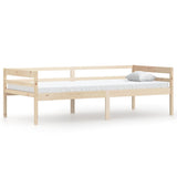 Bed Frame Without Mattress Solid Pinewood 90X200 Cm