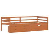 Bed Frame With Storage Without Mattress 90X200 Cm