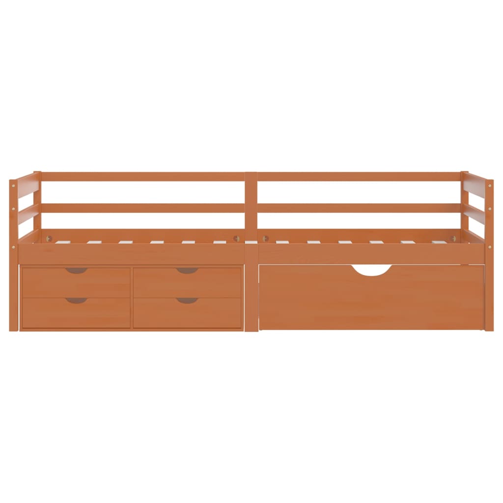 Bed Frame With Storage Without Mattress 90X200 Cm