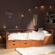 Bed Frame With Storage Without Mattress 90X200 Cm