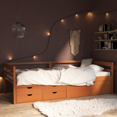 Bed Frame With Storage Without Mattress 90X200 Cm