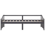 3-Seater Day Bed without Mattress Dark Grey 90x200cm