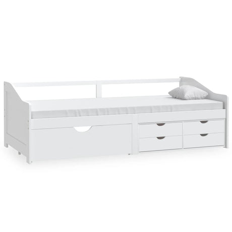 3-Seater Day Bed Without Mattress Solid Pinewood 90X200Cm
