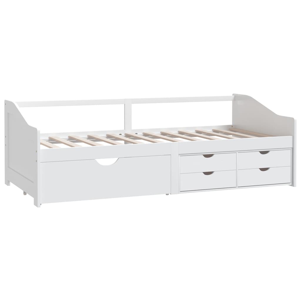 3-Seater Day Bed Without Mattress Solid Pinewood 90X200Cm
