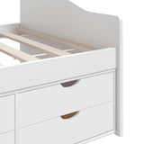 3-Seater Day Bed Without Mattress Solid Pinewood 90X200Cm