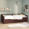 3-Seater Day Bed Without Mattress Solid Pinewood 90X200Cm
