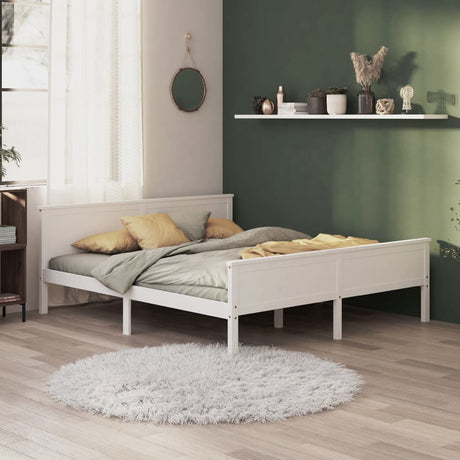 Bed Frame Without Mattress Solid Wood Pine