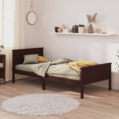 Bed Frame Without Mattress Solid Wood Pine