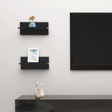 Wall Shelf 4 Pcs 40X11.5X18 Cm Engineered Wood
