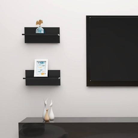 Wall Shelf 4 Pcs 40X11.5X18 Cm Engineered Wood