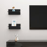 Wall Shelf 4 Pcs 40X11.5X18 Cm Engineered Wood