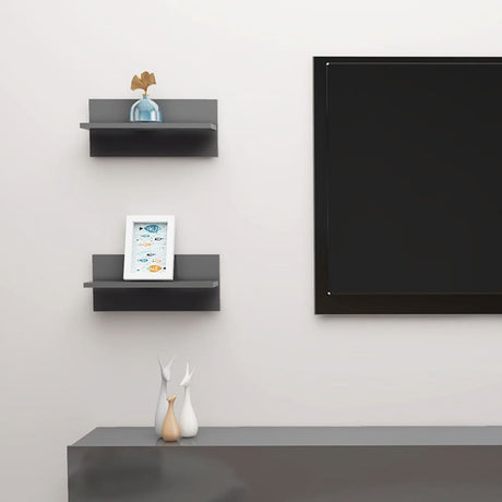 Wall Shelf 4 Pcs 40X11.5X18 Cm Engineered Wood
