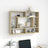 Wall Shelf 75X16X55 Cm Engineered Wood
