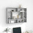Wall Shelf 75X16X55 Cm Engineered Wood