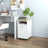 Side Cabinet With Wheels 33X38X60 Cm Engineered Wood