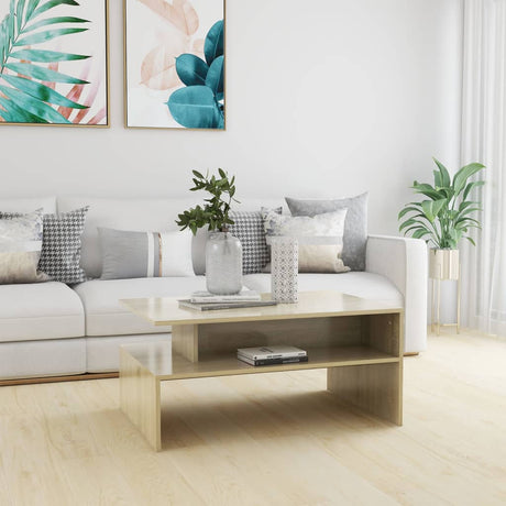 Coffee Table 90X60X42,5 Cm Engineered Wood