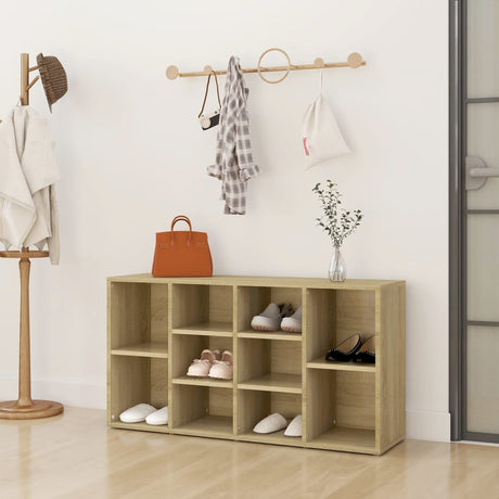 Shoe Bench 103X30X54.5 Cm Engineered Wood