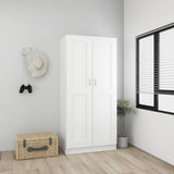Wardrobe 82.5X51.5X180 Cm Engineered Wood