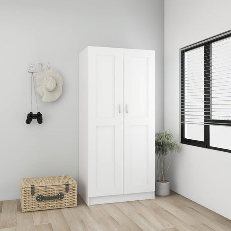 Wardrobe 82.5X51.5X180 Cm Engineered Wood