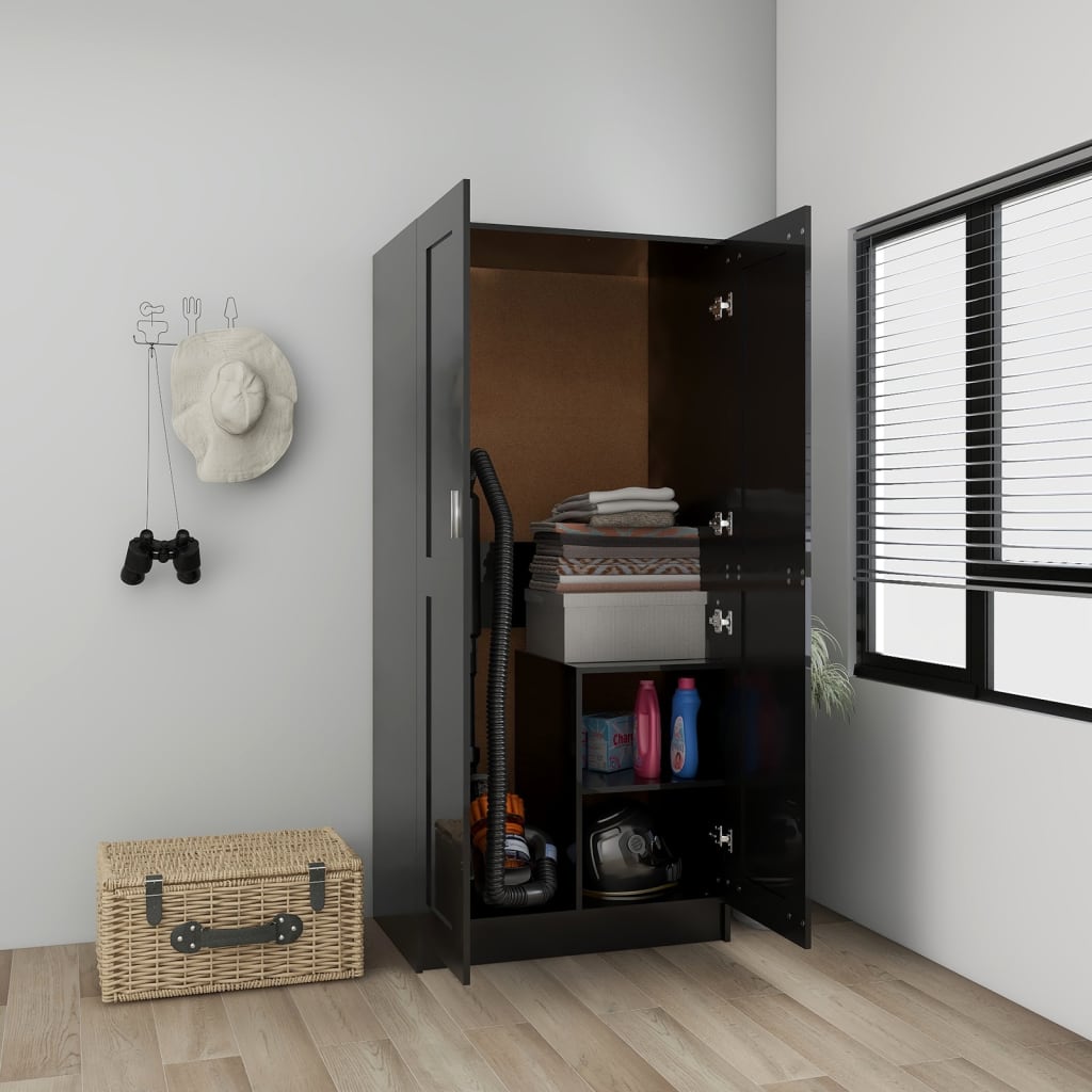 Wardrobe 82.5X51.5X180 Cm Engineered Wood