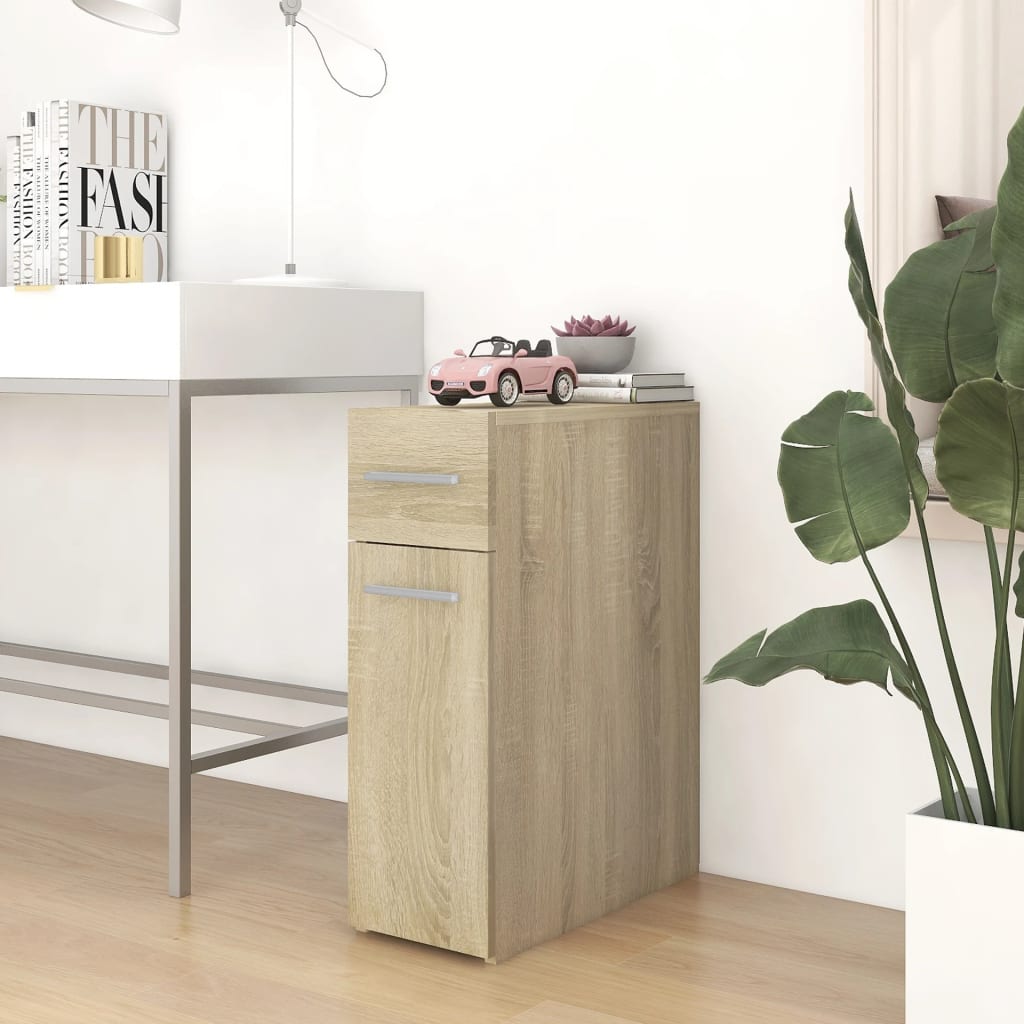 Apothecary Cabinet 20X45.5X60 Cm Engineered Wood