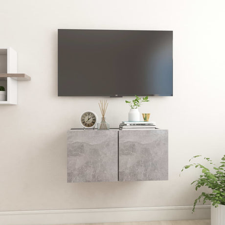 2 Piece Hanging Tv Cabinet Set 60X30X30 Cm