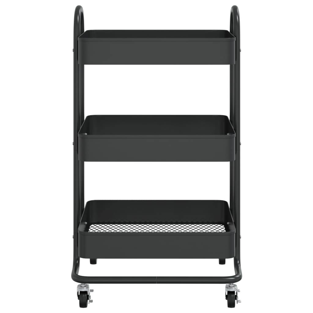 3-Tier Trolley 43X34X79 Cm Steel