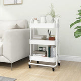 3-Tier Trolley 43X34X79 Cm Steel