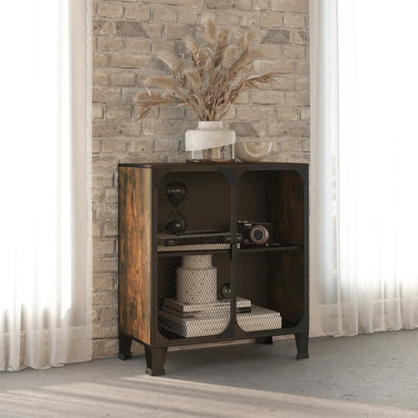 Storage Cabinets 2 Pcs 72X36X82 Cm Metal And Mdf