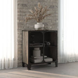 Storage Cabinets 2 Pcs 72X36X82 Cm Metal And Mdf