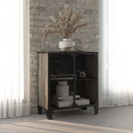 Storage Cabinets 2 Pcs 72X36X82 Cm Metal And Mdf