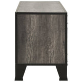 Tv Cabinet 105X36X47 Cm Metal And Mdf