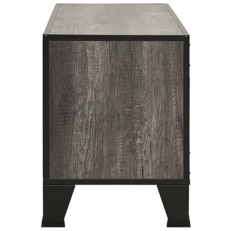 Tv Cabinet 105X36X47 Cm Metal And Mdf