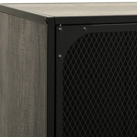 Tv Cabinet 105X36X47 Cm Metal And Mdf