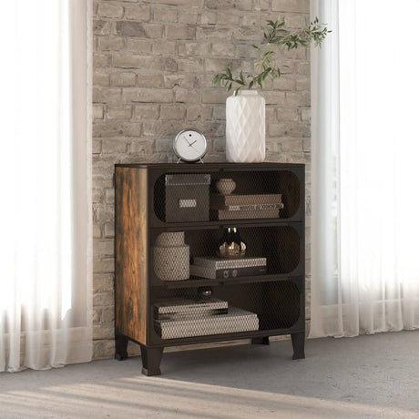 Storage Cabinets 2 Pcs 72X36X82 Cm Metal And Mdf