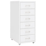 Mobile File Cabinet 28X41X109 Cm Metal