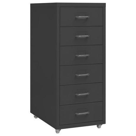 Mobile File Cabinet 28X41X109 Cm Metal