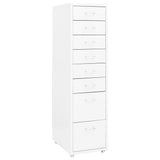 Mobile File Cabinet 28X41X109 Cm Metal
