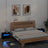 Bedside Cabinets 2 Pcs With Leds 60X35X40 Cm