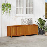 Garden Storage Box Solid Acacia Wood