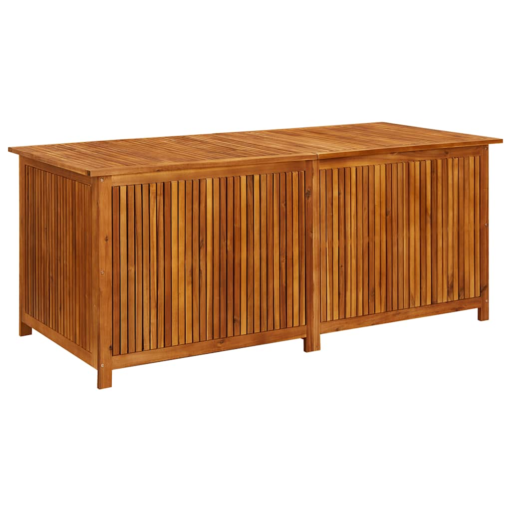 Garden Storage Box Solid Acacia Wood