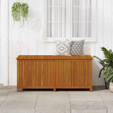 Garden Storage Box Solid Acacia Wood